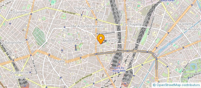localisation de l'entreprise MONSIEUR CLAUDE RIBAL à PARIS