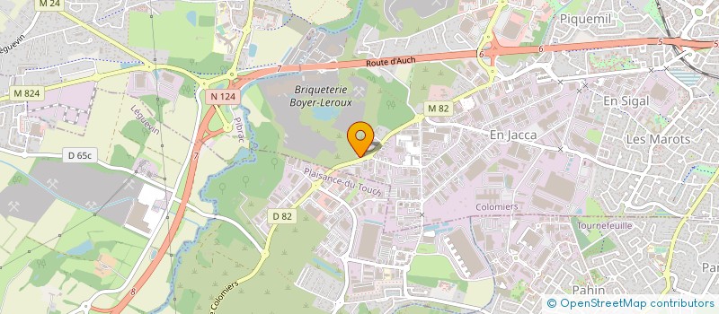 localisation de l'entreprise MONSIEUR CLAUDE RIBAS à COLOMIERS