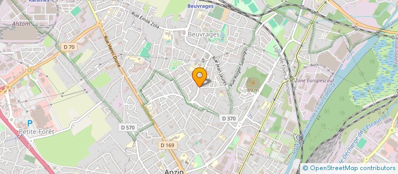 localisation de l'entreprise MONSIEUR CLAUDE RICCI  BEUVRAGES