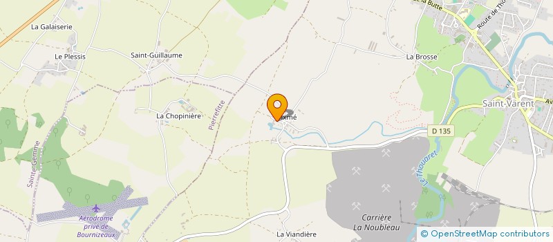 localisation de l'entreprise MONSIEUR CLAUDE RICHARD  SAINT-VARENT