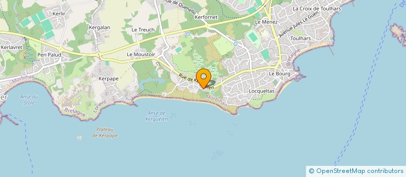 localisation de l'entreprise MONSIEUR CLAUDE RICHARD  LARMOR-PLAGE