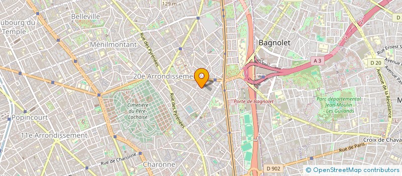 localisation de l'entreprise MONSIEUR CLAUDE RICHARD  PARIS