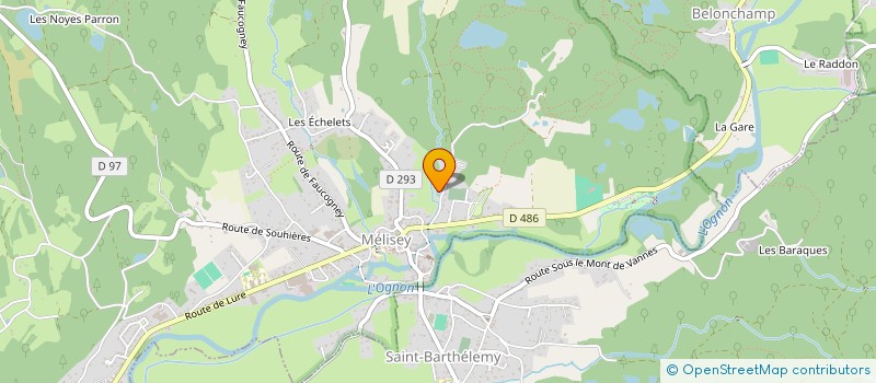localisation de l'entreprise MONSIEUR CLAUDE RICHARDIN  MELISEY