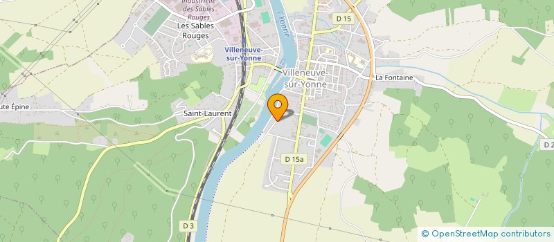 localisation de l'entreprise MONSIEUR CLAUDE RICHE  VILLENEUVE-SUR-YONNE
