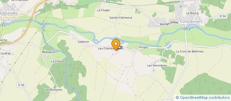 localisation de l'entreprise MONSIEUR CLAUDE RICHET à CONCREMIERS