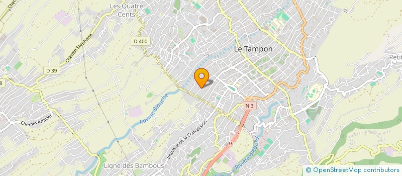 localisation de l'entreprise MONSIEUR CLAUDE RIGAUD  LE TAMPON
