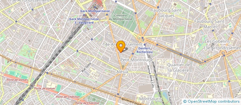 localisation de l'entreprise MONSIEUR CLAUDE RIGUET à PARIS