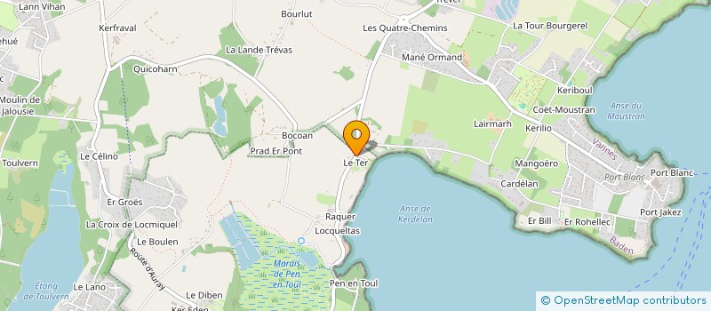 localisation de l'entreprise MONSIEUR CLAUDE RIO  LARMOR-BADEN