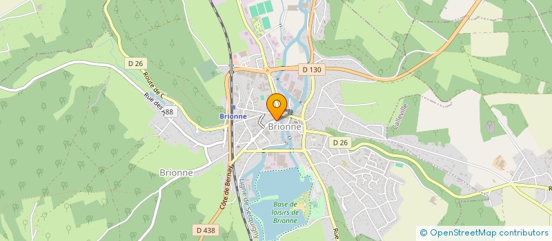 localisation de l'entreprise MONSIEUR CLAUDE RIQUIER  BRIONNE