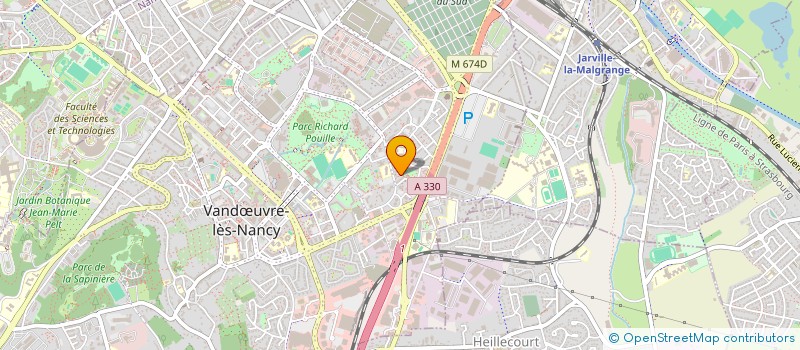 localisation de l'entreprise MONSIEUR CLAUDE RISS à VANDŒUVRE-LES-NANCY