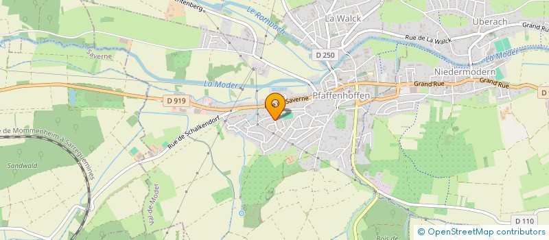 localisation de l'entreprise MONSIEUR CLAUDE RIVAS  MULHAUSEN