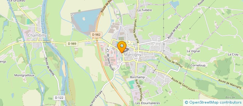 localisation de l'entreprise MONSIEUR CLAUDE RIZET à MARCIGNY