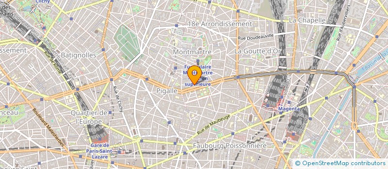 localisation de l'entreprise MONSIEUR CLAUDE ROBE  PARIS