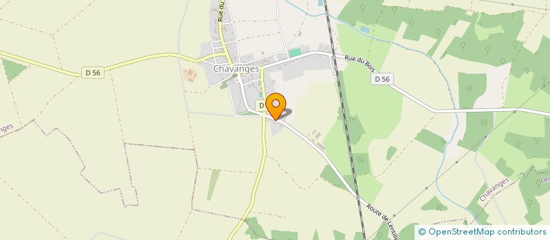 localisation de l'entreprise MONSIEUR CLAUDE ROBERT  CHAVANGES