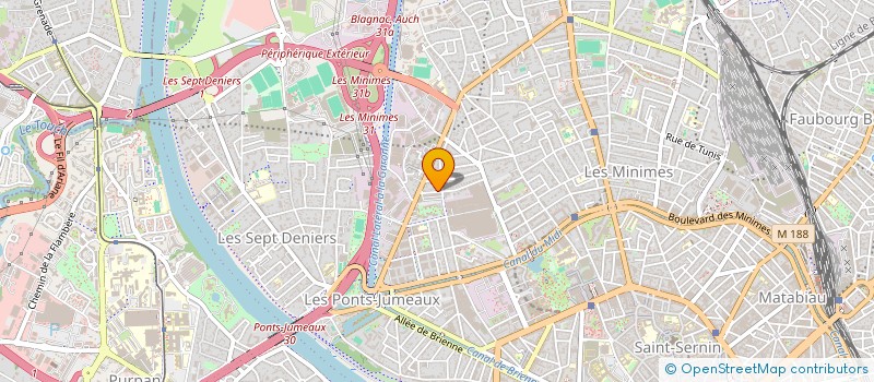 localisation de l'entreprise MONSIEUR CLAUDE ROBERT à TOULOUSE