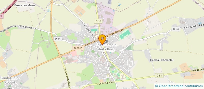 localisation de l'entreprise MONSIEUR CLAUDE ROBERT à SAINT-ROMAIN-DE-COLBOSC