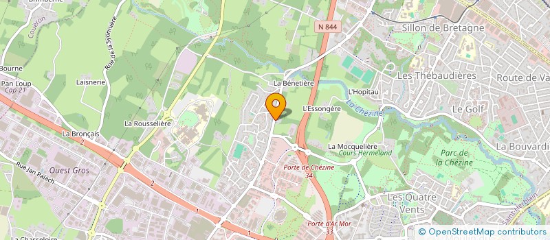 localisation de l'entreprise MONSIEUR CLAUDE ROBIN  SAINT-HERBLAIN