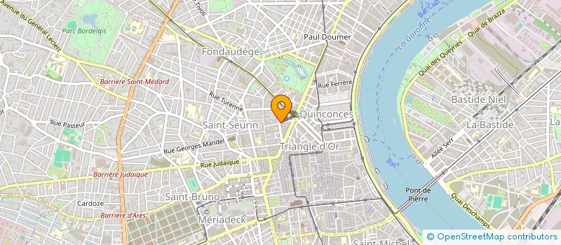localisation de l'entreprise MONSIEUR CLAUDE ROBIN à BORDEAUX