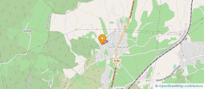 localisation de l'entreprise MONSIEUR CLAUDE ROBINE à BAGNOLS SUR CEZE