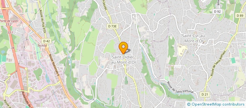 localisation de l'entreprise MONSIEUR CLAUDE RODRIGO  SAINT-DIDIER-AU-MONT-D'OR