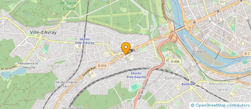 localisation de l'entreprise MONSIEUR CLAUDE ROGEN à SEVRES