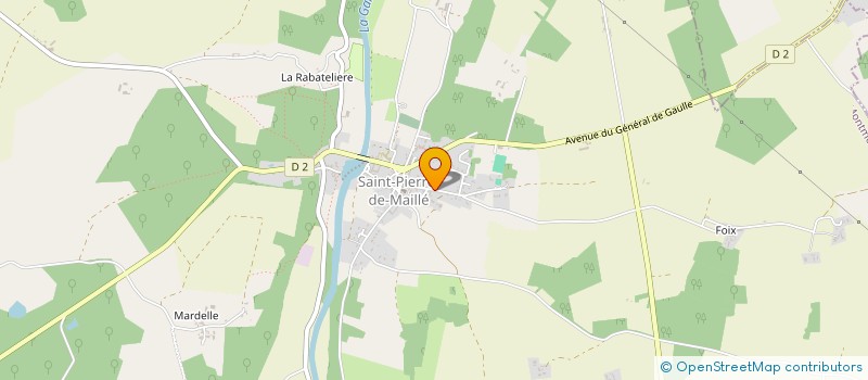 localisation de l'entreprise MONSIEUR CLAUDE ROGEON à SAINT-PIERRE-DE-MAILLE