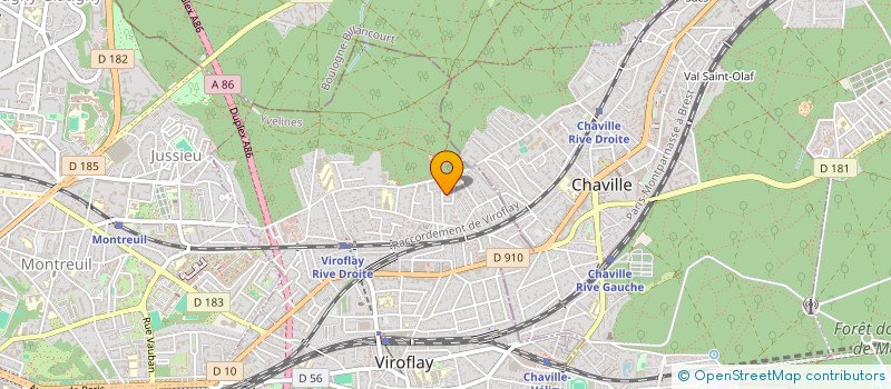 localisation de l'entreprise MONSIEUR CLAUDE ROGER  VIROFLAY