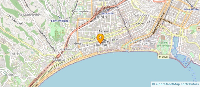 localisation de l'entreprise MONSIEUR CLAUDE ROLANDO à NICE