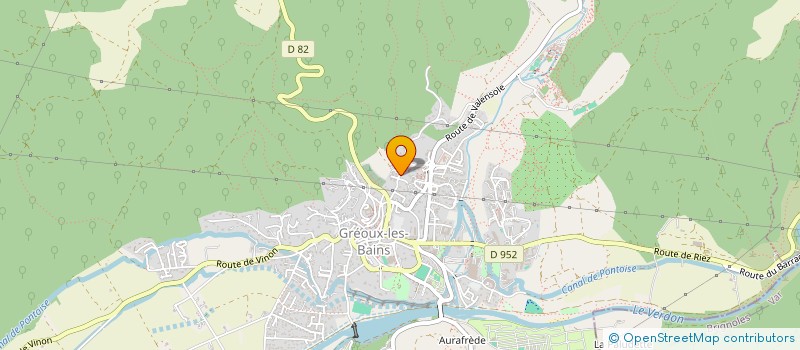 localisation de l'entreprise MONSIEUR CLAUDE ROLLAND  GREOUX-LES-BAINS