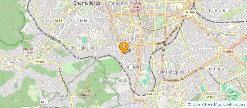 localisation de l'entreprise MONSIEUR CLAUDE ROLLIN à CLERMONT-FERRAND