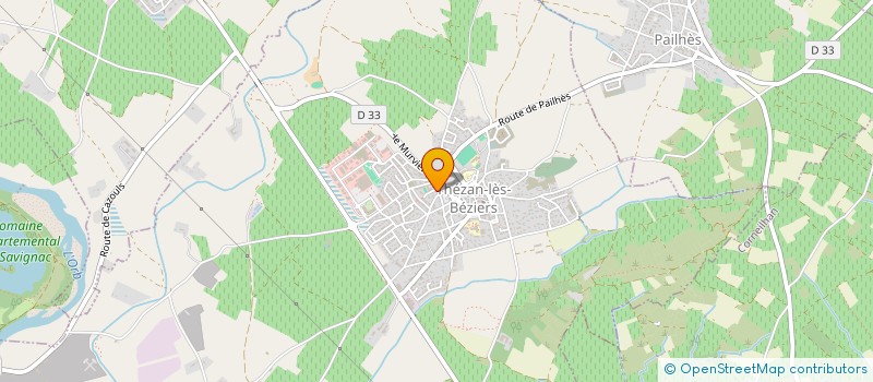 localisation de l'entreprise MONSIEUR CLAUDE ROLS  THEZAN-LES-BEZIERS