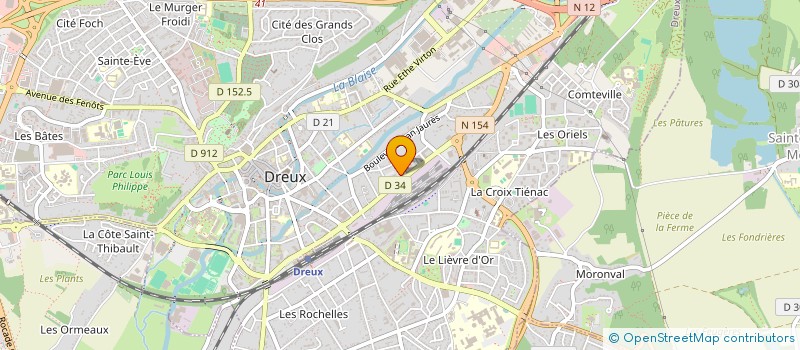 localisation de l'entreprise MONSIEUR CLAUDE ROMBAUT à DREUX