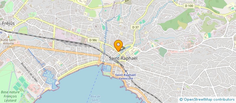 localisation de l'entreprise MONSIEUR CLAUDE ROMEO  SAINT-RAPHAEL
