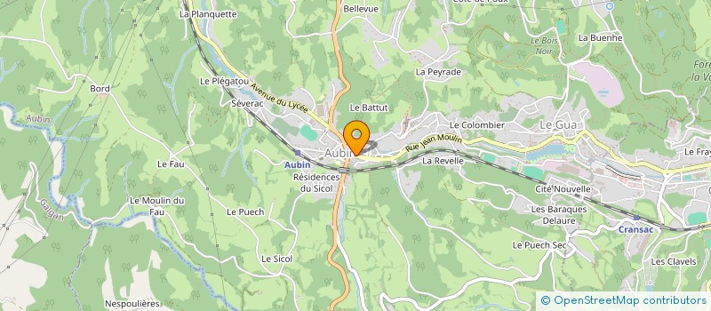 localisation de l'entreprise MONSIEUR CLAUDE ROMY à AUBIN