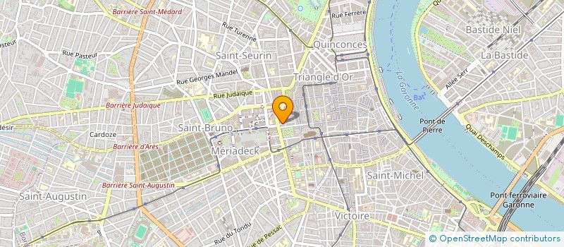 localisation de l'entreprise MONSIEUR CLAUDE ROQUE à BORDEAUX