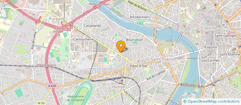 localisation de l'entreprise MONSIEUR CLAUDE ROQUES à TOULOUSE