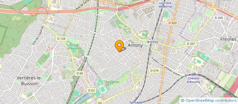localisation de l'entreprise MONSIEUR CLAUDE ROSEVEGUE à ANTONY
