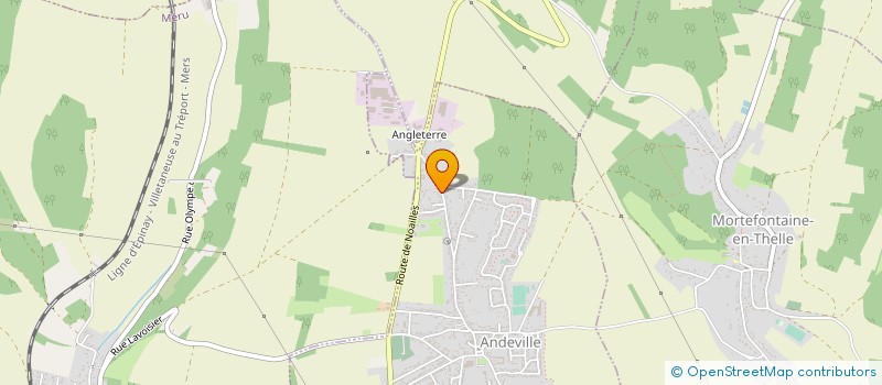 localisation de l'entreprise MONSIEUR CLAUDE ROUGEAUX  ANDEVILLE