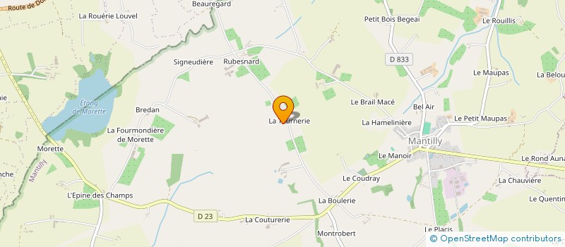 localisation de l'entreprise MONSIEUR CLAUDE ROULLIN à MANTILLY