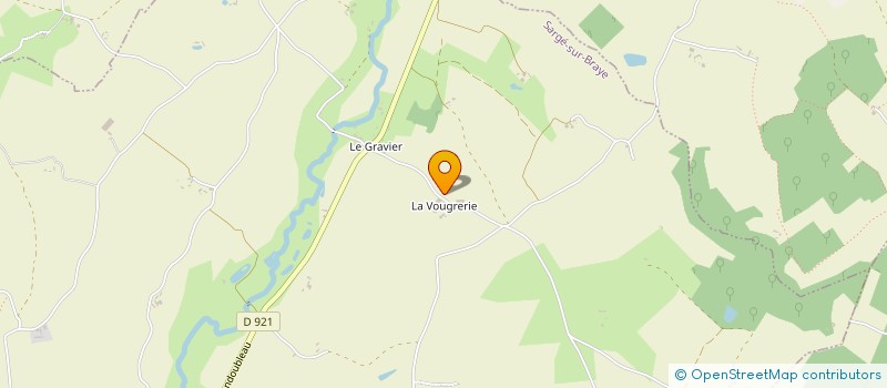 localisation de l'entreprise MONSIEUR CLAUDE ROUSSEAU  SARGE-SUR-BRAYE