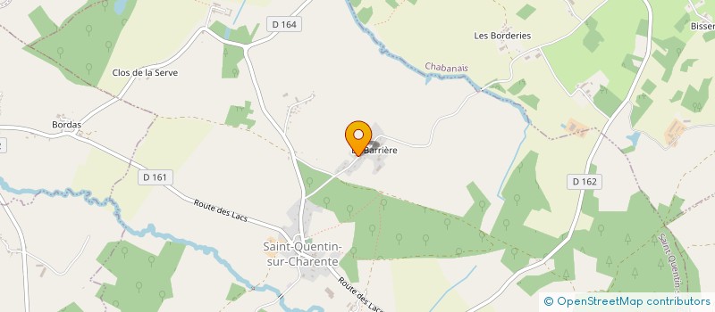 localisation de l'entreprise MONSIEUR CLAUDE ROUSSEL à SAINT-QUENTIN-SUR-CHARENTE