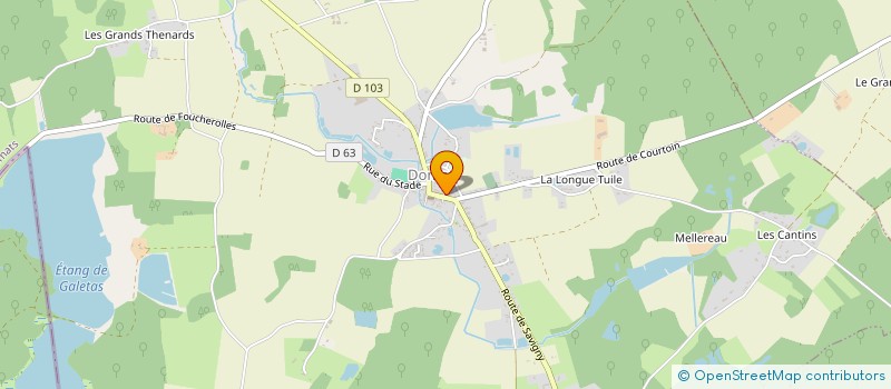 localisation de l'entreprise MONSIEUR CLAUDE ROUSSEL  DOMATS