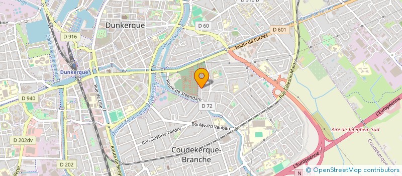 localisation de l'entreprise MONSIEUR CLAUDE ROUSSEL  COUDEKERQUE-BRANCHE