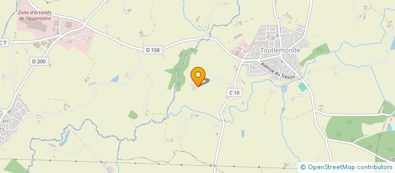 localisation de l'entreprise MONSIEUR CLAUDE ROY  TOUTLEMONDE