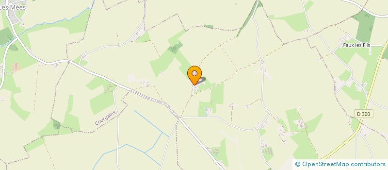 localisation de l'entreprise MONSIEUR CLAUDE RUEL  COURGAINS