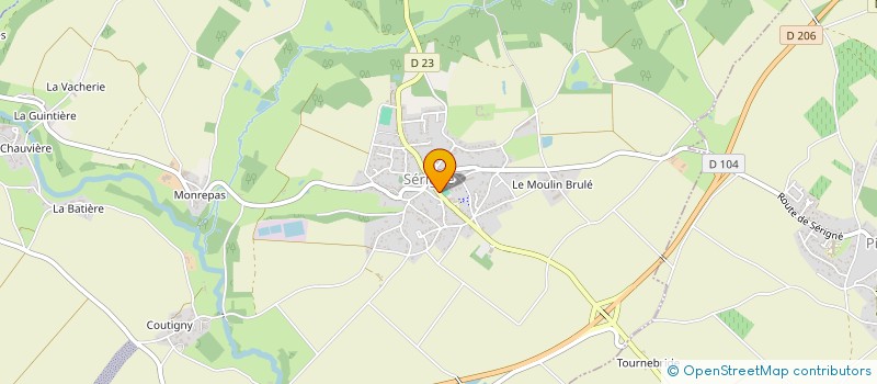 localisation de l'entreprise MONSIEUR CLAUDE RUEL  AUCHAY-SUR-VENDEE