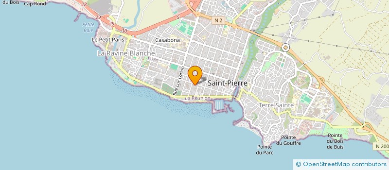 localisation de l'entreprise MONSIEUR CLAUDE RUIS  SAINT-PIERRE