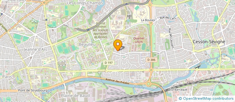 localisation de l'entreprise MONSIEUR CLAUDE RUPIN à CESSON-SEVIGNE