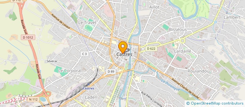 localisation de l'entreprise MONSIEUR CLAUDE SABATIER  CASTRES