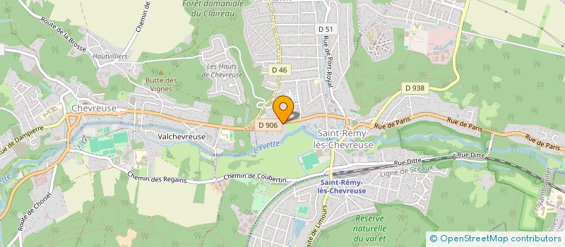 localisation de l'entreprise MONSIEUR CLAUDE SAGNOL  SAINT-REMY-LES-CHEVREUSE